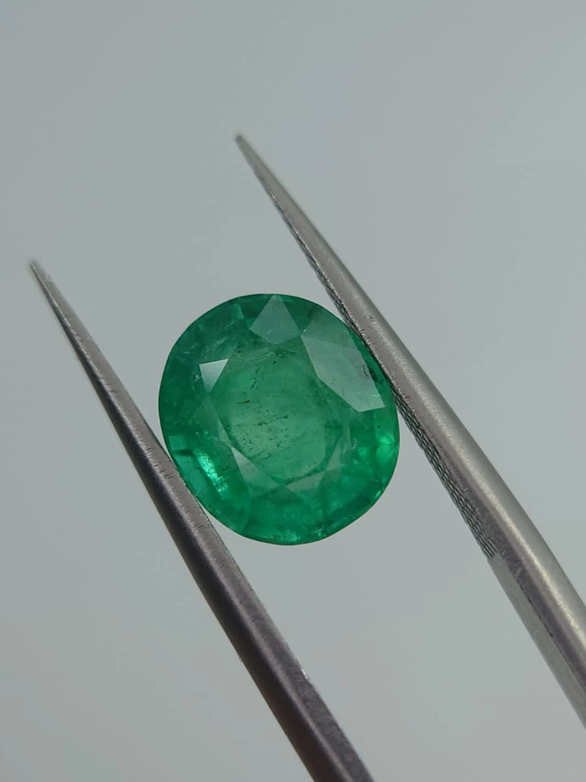 2.55ct Natural Emerald Oval Cut Loose Gemstone From Panjshir Afghanistan — view 5